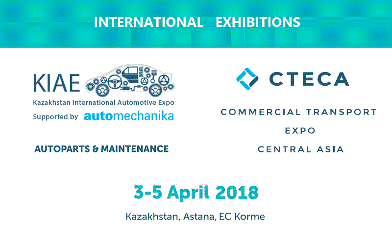 Results of the leading international automotive exhibitions in Central Asia
