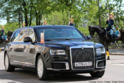 Putin has arrived at his inauguration in a Russian made Limousine “Cortege”